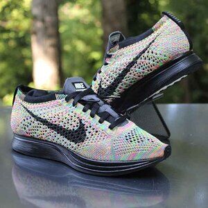 Nike Flyknit Racer Multicolor Grey Tongue 2016